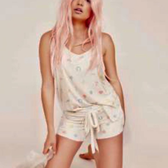 WILDFOX | RARE RAINBOW CHARM LUCKY OVERSIZED TANK LARGE NWT - Picture 3 of 8